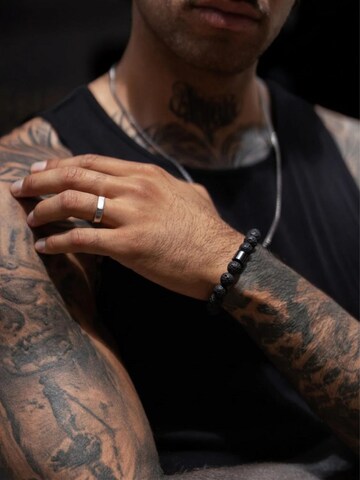 Eternal Armband 'Natur Perlen' in Zwart