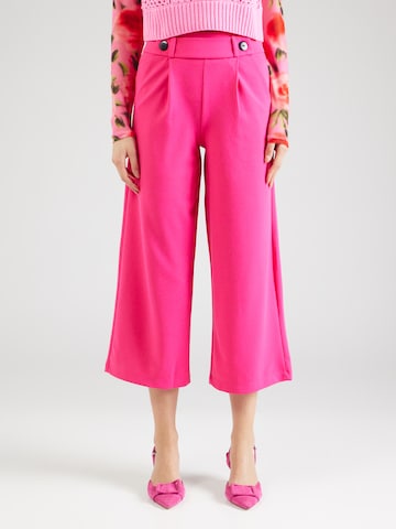 JDY Zvonové kalhoty Kalhoty se sklady v pase 'Geggo' – pink: přední strana