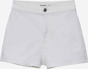 Pull&Bear Shorts in Weiß: predná strana