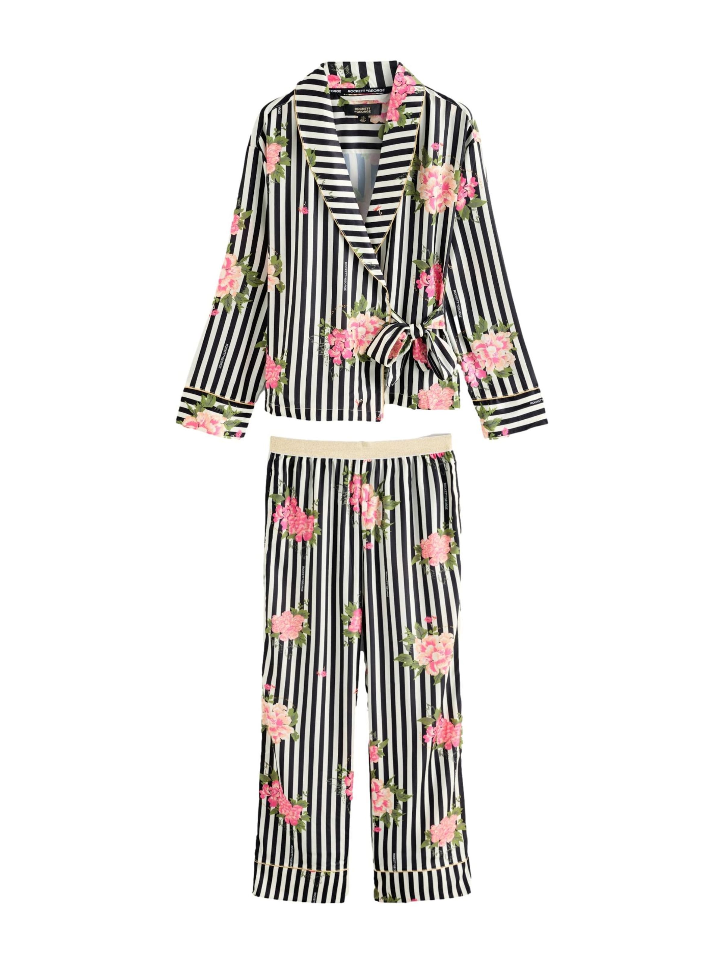 Rockett St George Pidžaama, värv must: eest vaates