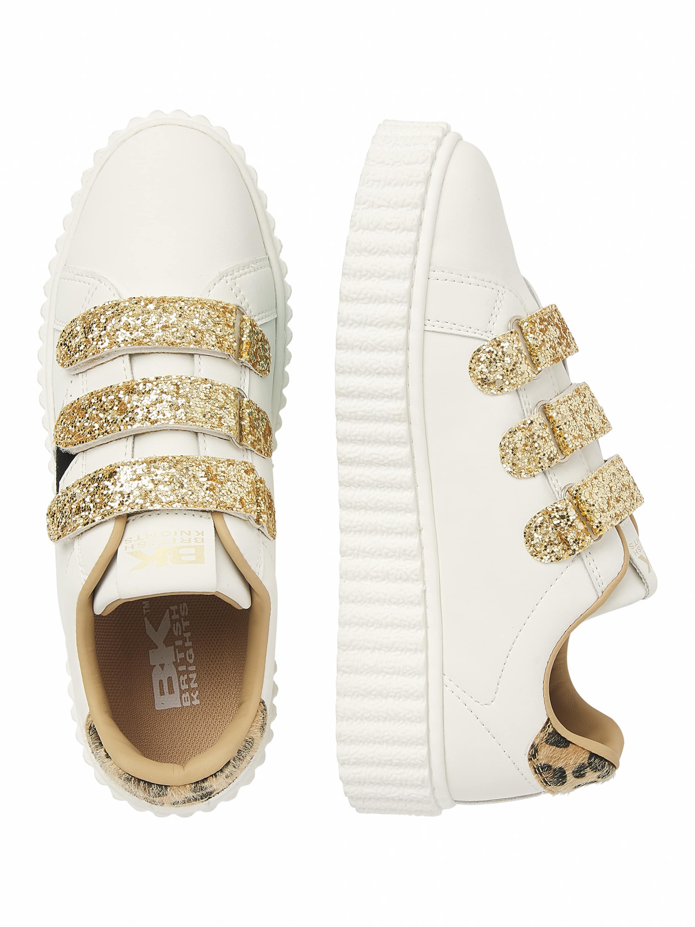 BRITISH KNIGHTS - Zapatillas deportivas bajas 'BLISS VELCRO' en blanco