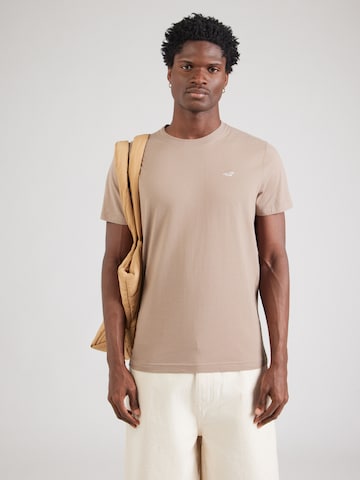 HOLLISTER Shirt in Beige: voorkant