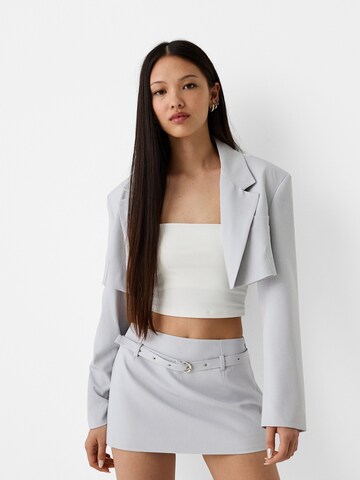 Bershka Blazer in Grau: predná strana