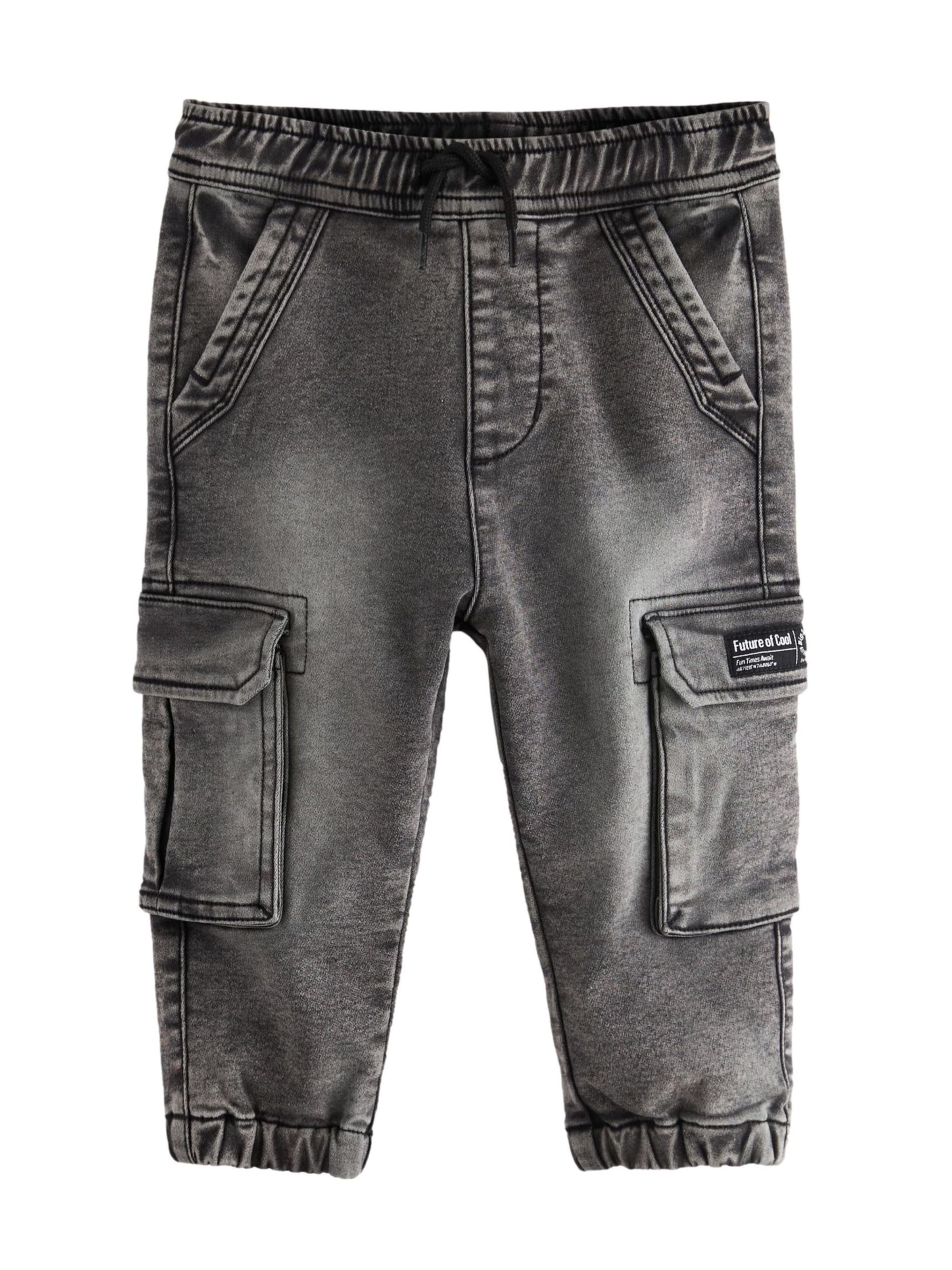 Next Loosefit Jeans in Grau: Vorderseite