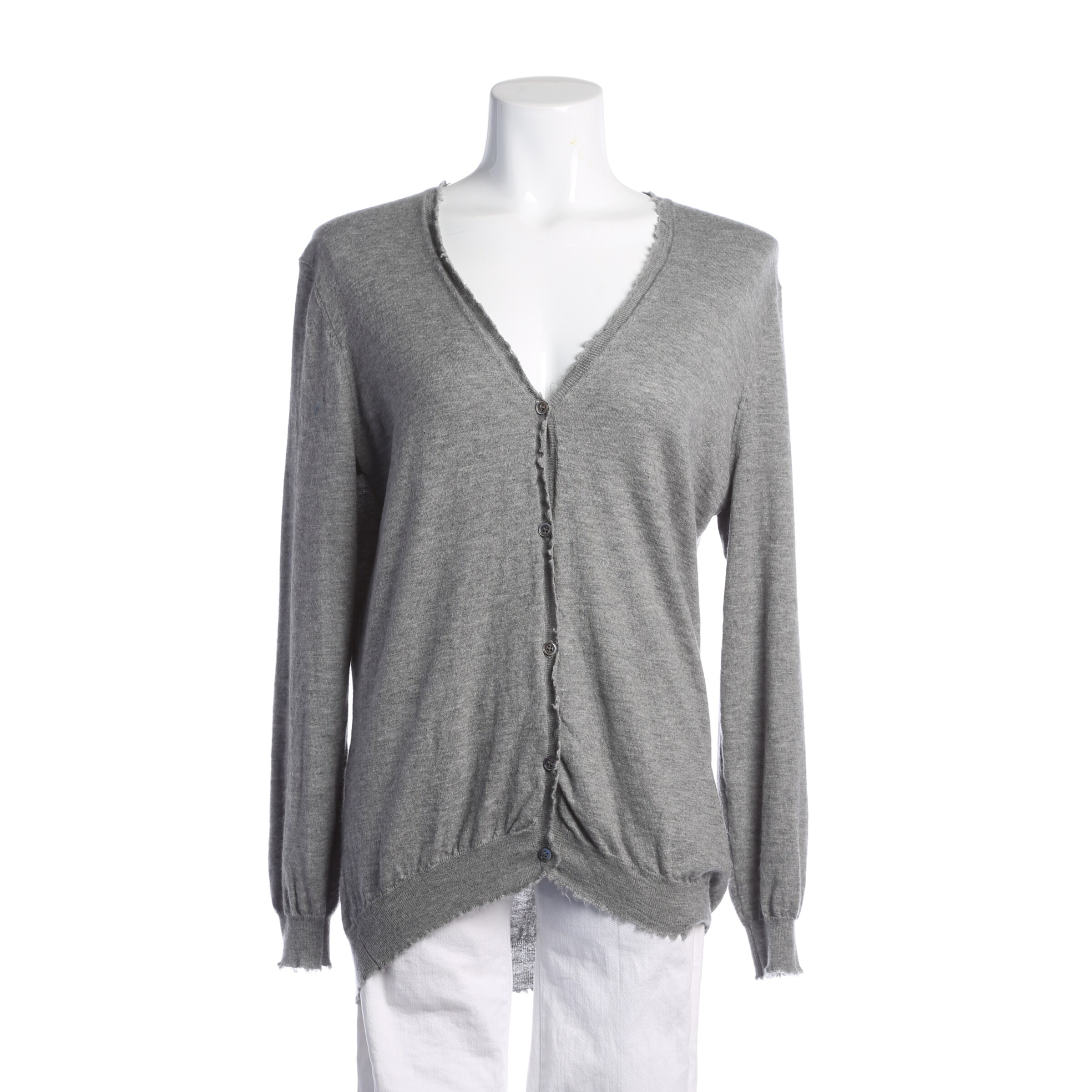 Allude Sweater & Cardigan in L in Grey: front
