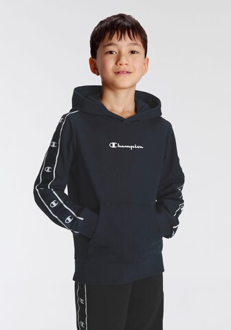 Champion Authentic Athletic Apparel Суичър в синьо: отпред