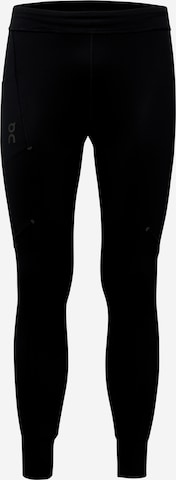 On Skinny Sports trousers in Black: front