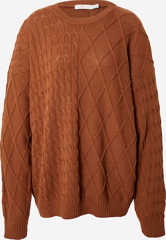 Femme Luxe Sweater 'REEM' in Brown: front