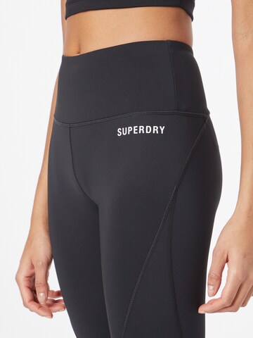 Superdry Skinny Sportnadrágok - fekete