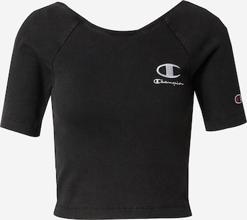 T-shirt Champion Authentic Athletic Apparel en noir : devant