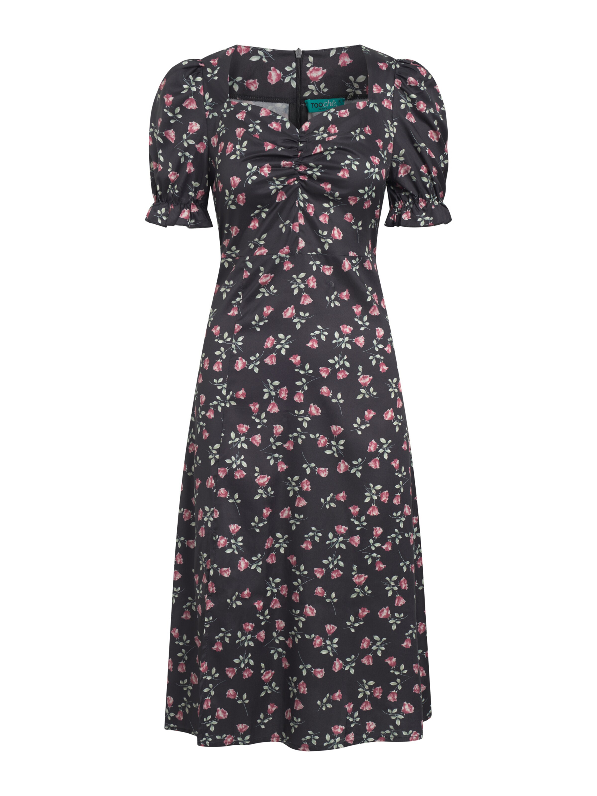 TOOche Sommerkleid 'Genny' in Grau: Vorderseite