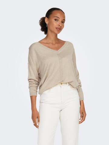 ONLY Pullover 'ABELLA' i beige