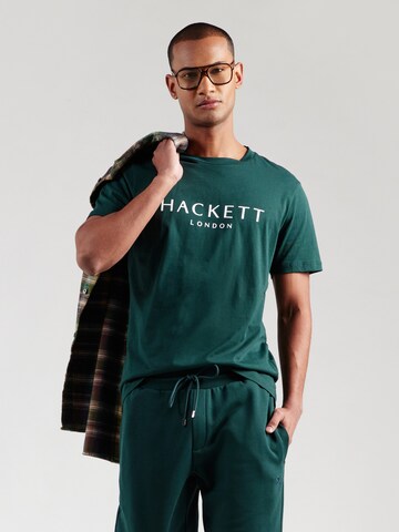 T-Shirt Hackett London en vert : devant
