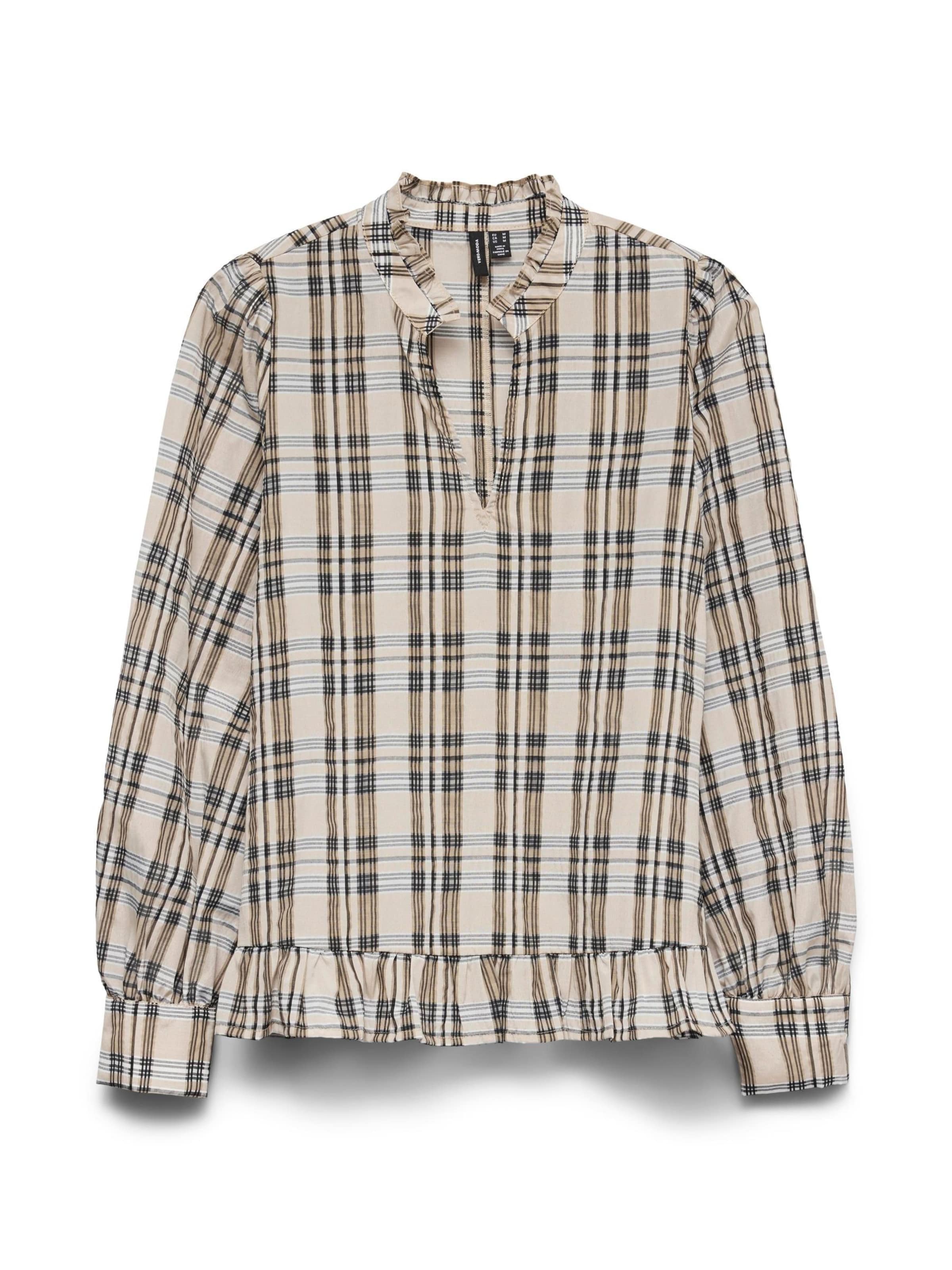 VERO MODA Bluse 'VMMali' i beige: forside