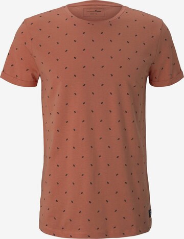 TOM TAILOR DENIM T-Shirt in Orange: front