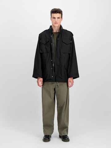 ALPHA INDUSTRIES Between-Season Jacket 'M-65 Heritage' in Black