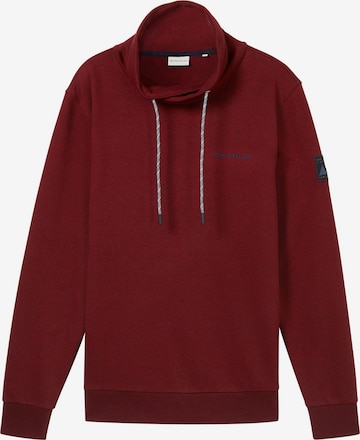 Pull-over TOM TAILOR en rouge : devant