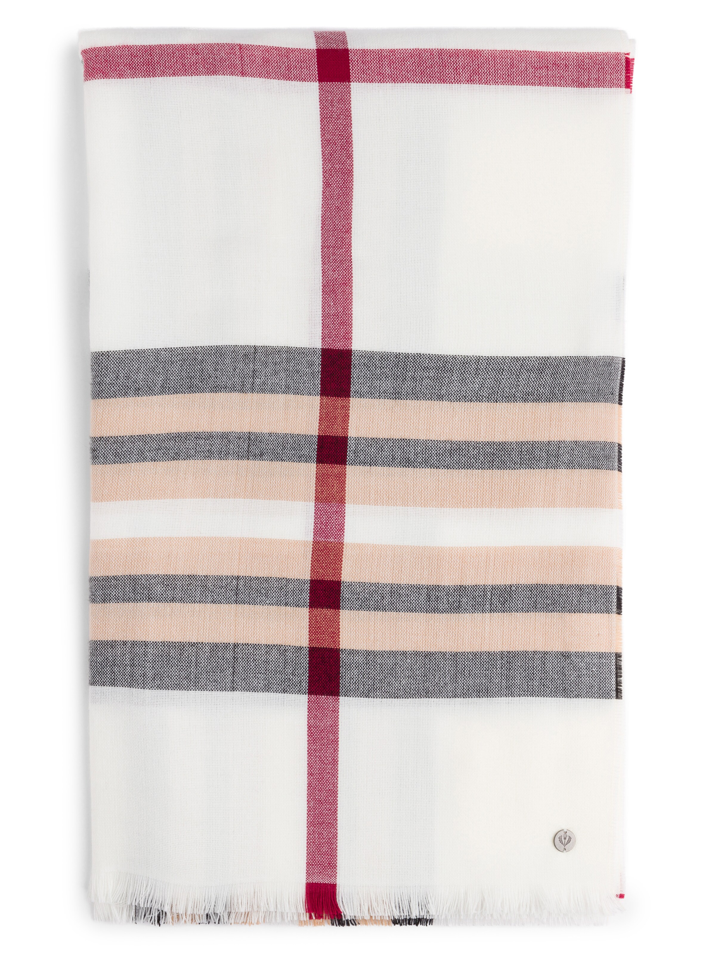 FRAAS Sjaal in Wit: voorkant