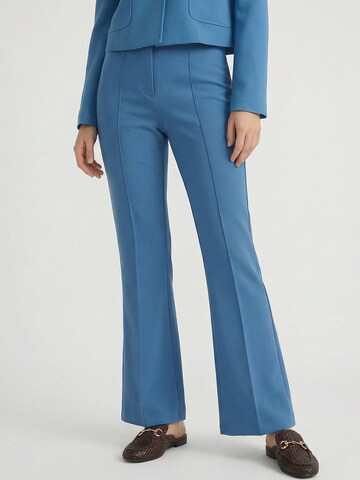 évasé Pantalon à plis 'Raquel' Guido Maria Kretschmer Women en bleu : devant