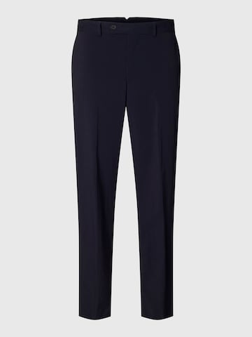 SELECTED Regular Trousers with creases in Blue