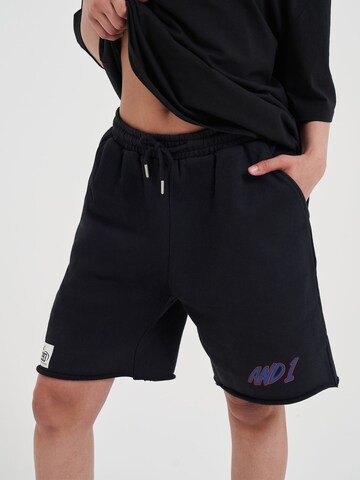 AND1 Regular Pants in Black: front