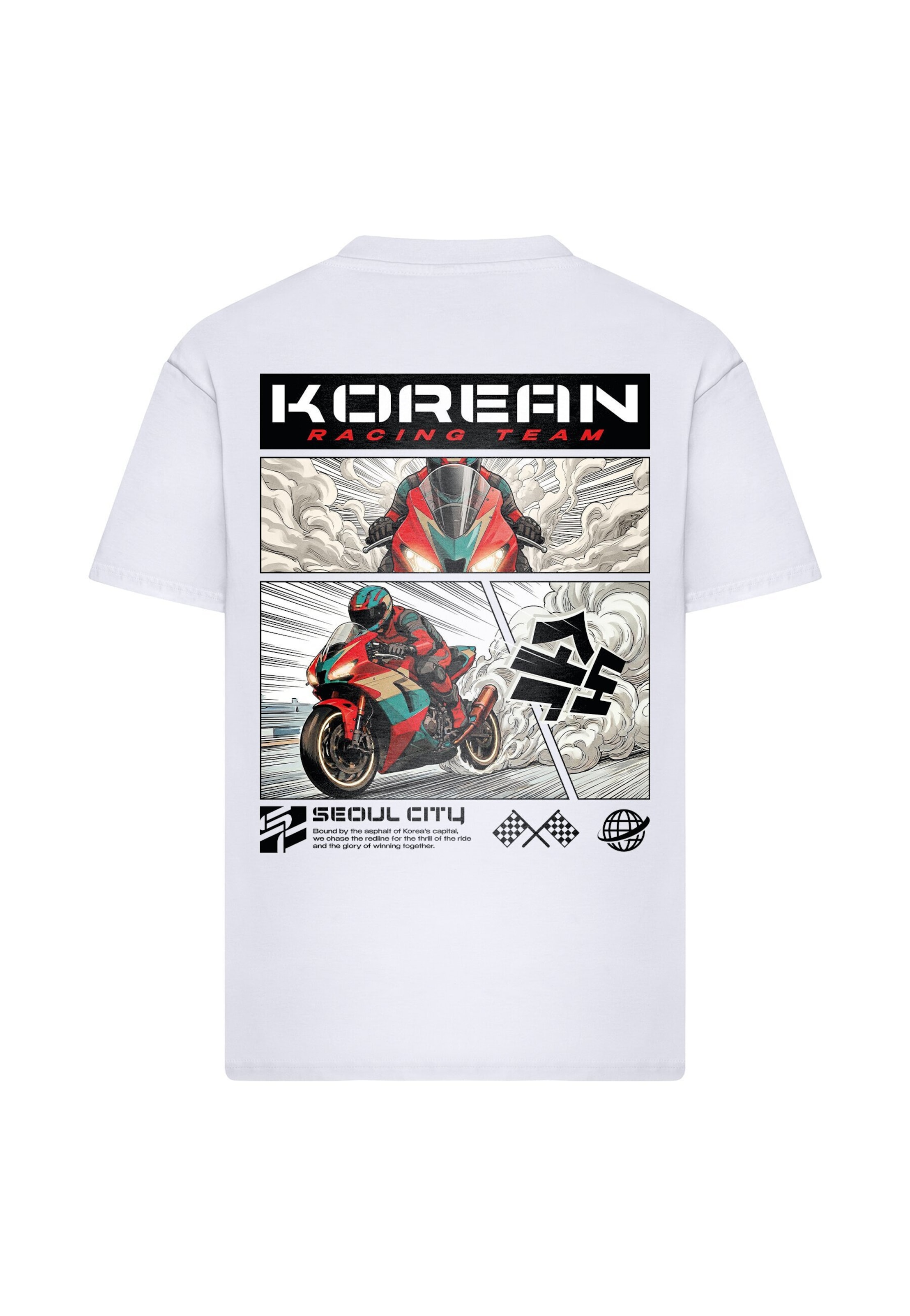 Mister Tee Shirt in Wit: terug