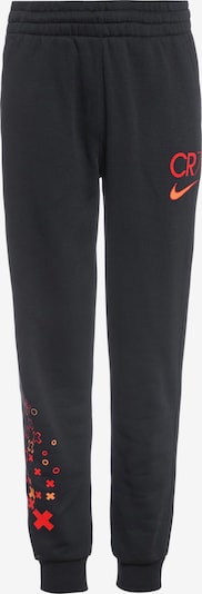 NIKE Pantalon de sport 'CR7 Club Fleece' en orange / rouge / noir, Vue avec produit