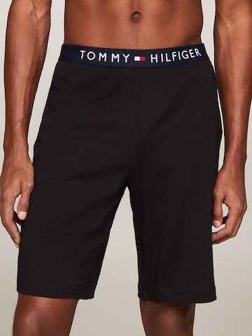 Tommy Hilfiger Underwear Pajama Pants in Black: front