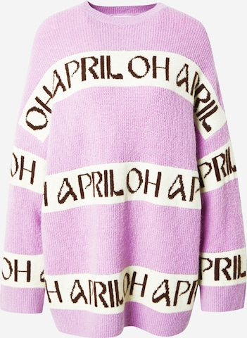 purpurinė OH APRIL Megztinis 'Billie': priekis