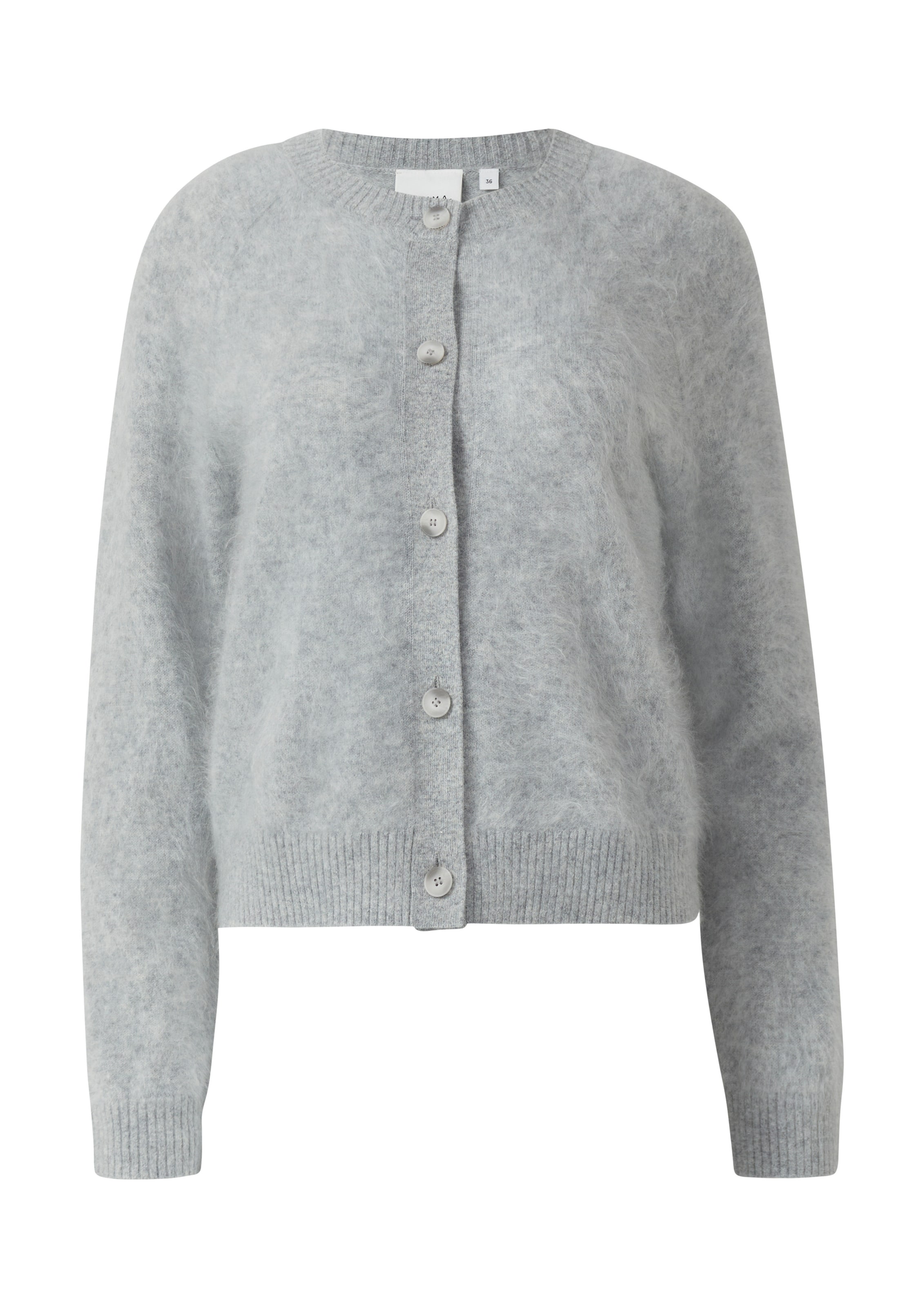 Cardigan COMMA en gris : devant