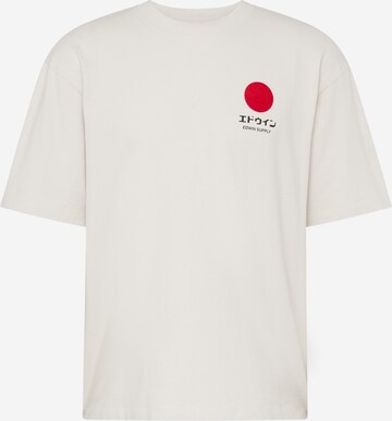 T-Shirt 'Japanese Sun' EDWIN en beige : devant