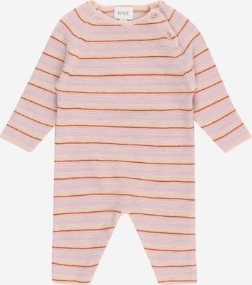 KNOT Overall 'Miggy' in Pink: front