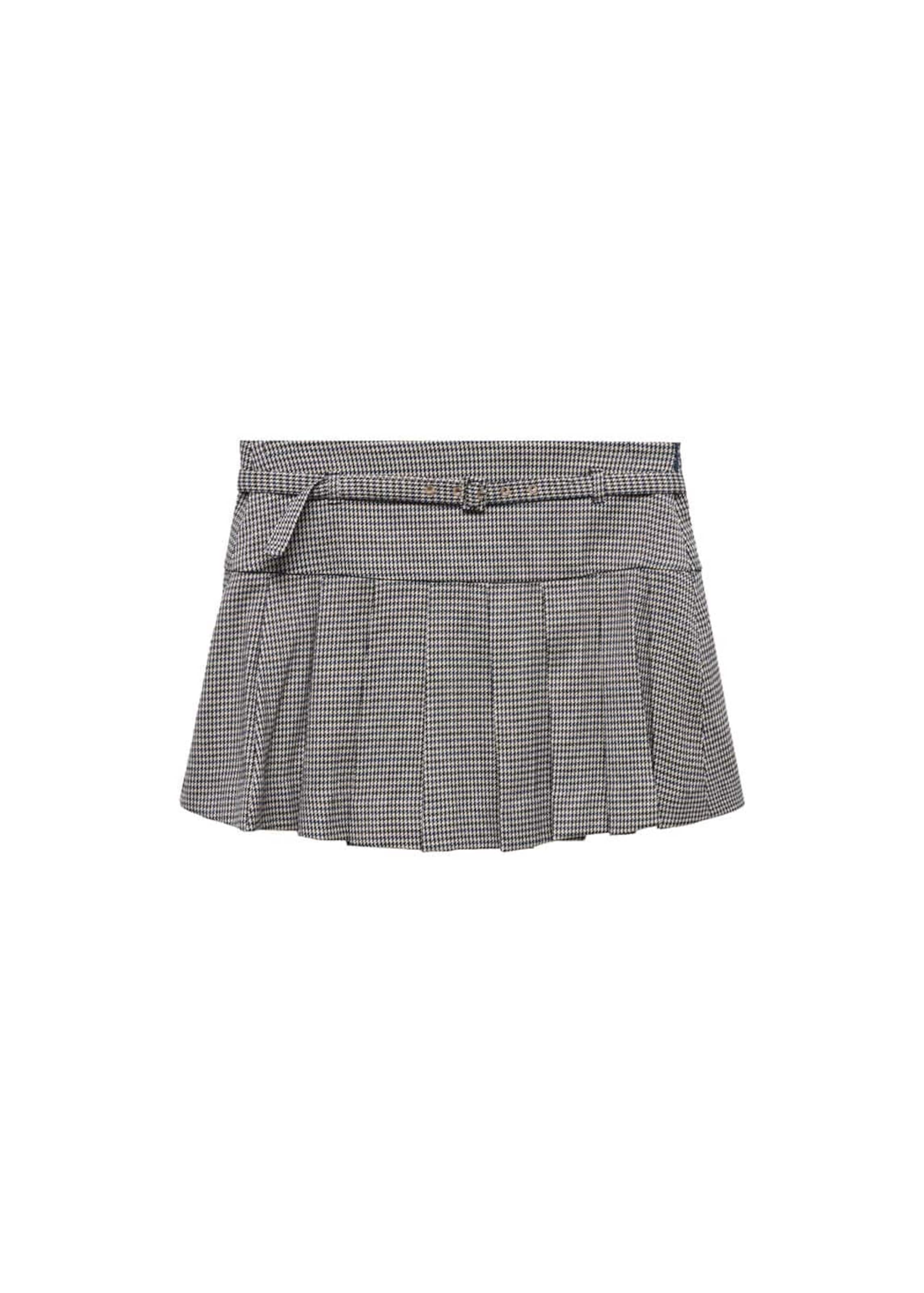 MANGO Sukňa 'Nara' - Sivá: predná strana