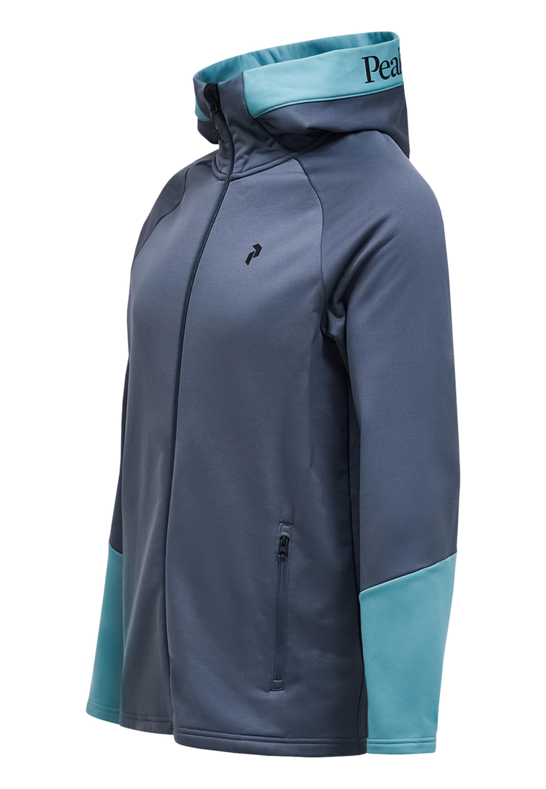 PEAK PERFORMANCE Fleece jas in Grijs