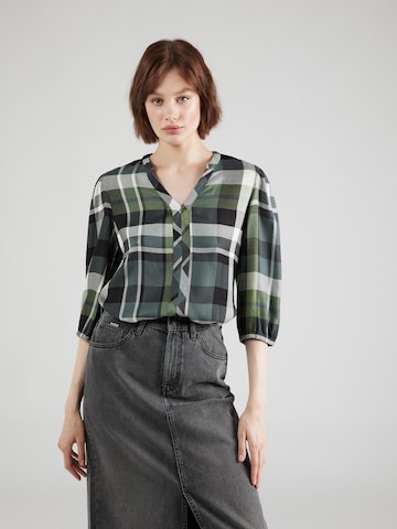 s.Oliver Blouse in Groen: voorkant