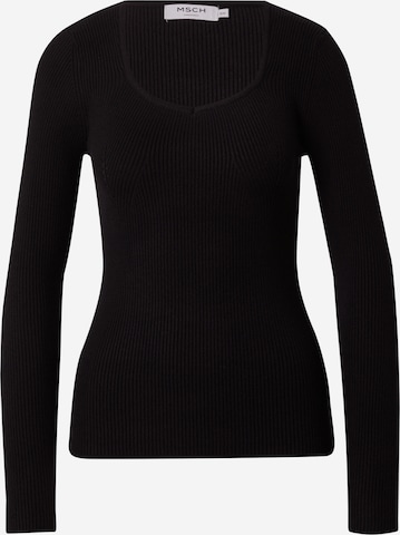 MSCH COPENHAGEN Sweater 'Selana' in Black: front