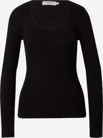 Pullover 'Selana' di MSCH COPENHAGEN in nero: frontale