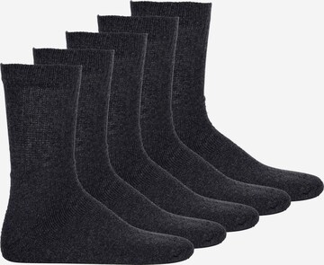 Yourbasics Socken in Grau: Vorderseite