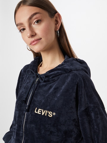 LEVI'S ® Sweatvest 'Graphic Liam Hoodie' in Blauw