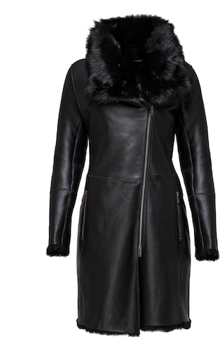 V S P Vinterfrakke 'Mylena' i sort: forside