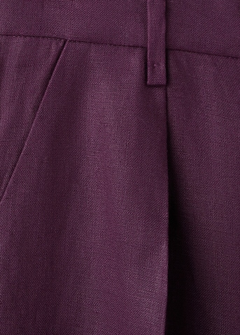 MANGO Regular Pants 'Tempoli' in Purple
