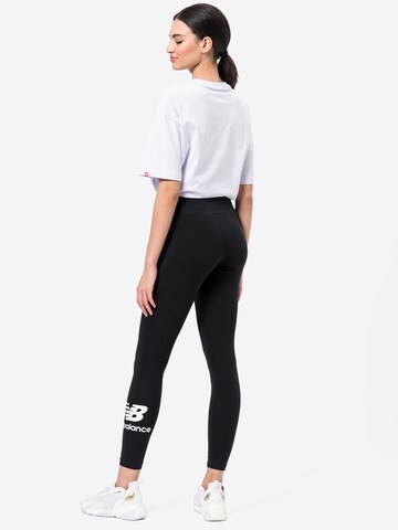 new balance Skinny Sporthose in Schwarz