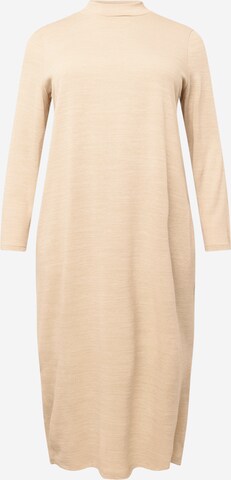 Vero Moda Curve Jurk 'KATIE' in Beige: voorkant