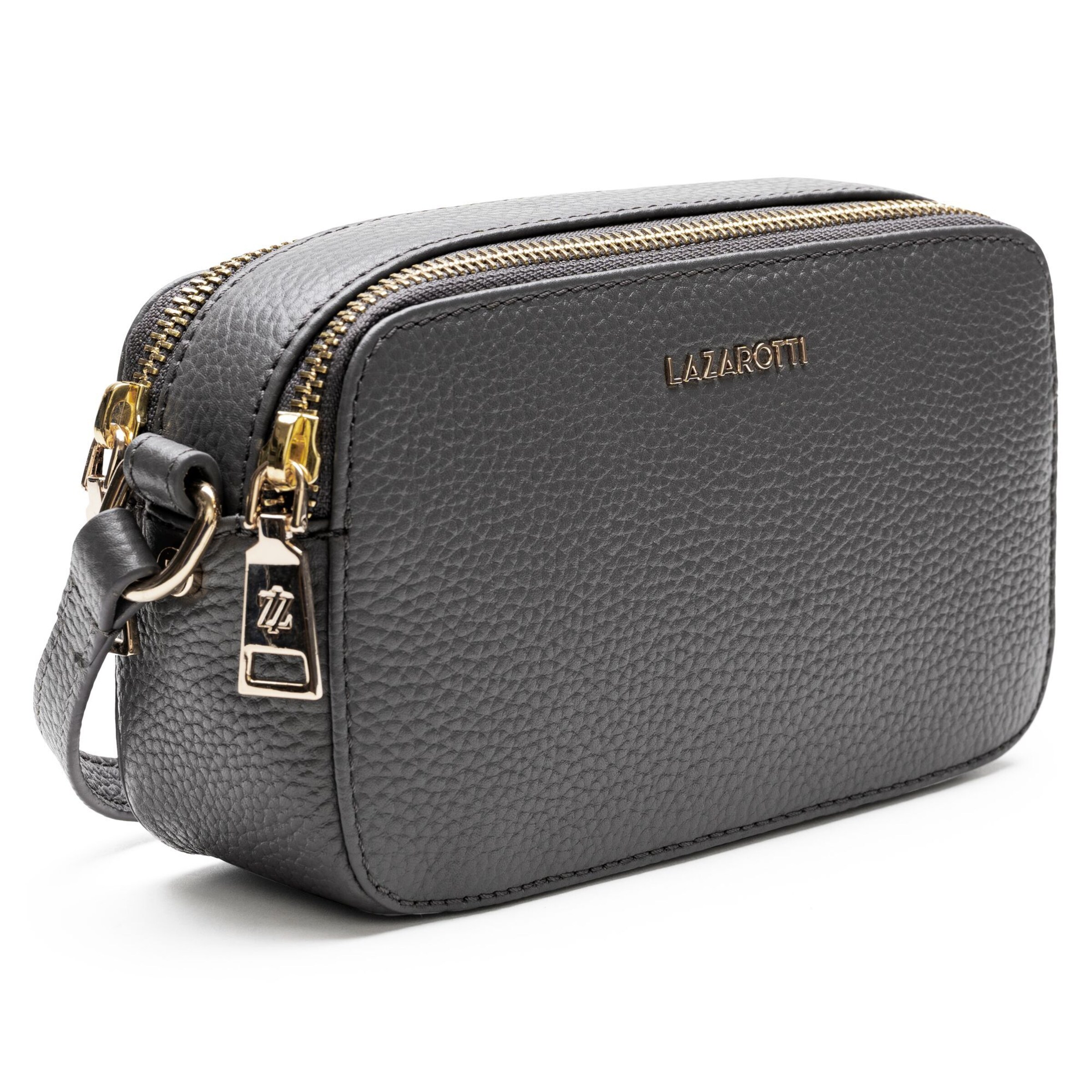 Borsa a tracolla 'Bologna' di Lazarotti in grigio