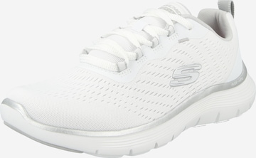 Sneaker bassa 'FLEX APPEAL 5.0' di SKECHERS in bianco: frontale