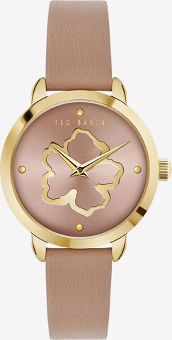 Montre à affichage analogique 'Fleure Tb Iconic' Ted Baker en beige : devant