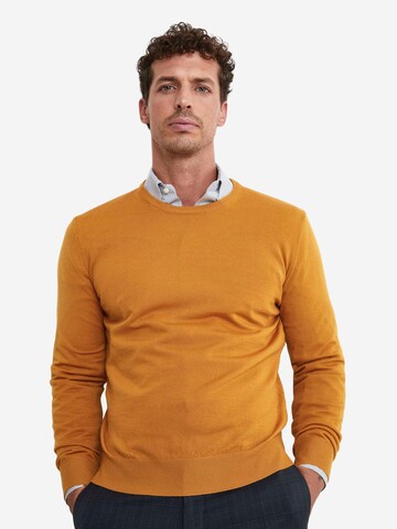 Pull-over Il Lanificio en jaune : devant