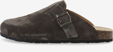 Mule 'LORENZO' Bianco en marron : devant