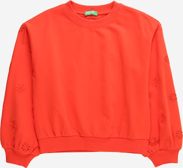 UNITED COLORS OF BENETTON Sweatshirt in Red: front