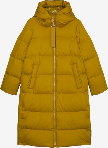 Marc O'Polo Χειμερινό παλτό σε κίτρινο: μπροστά